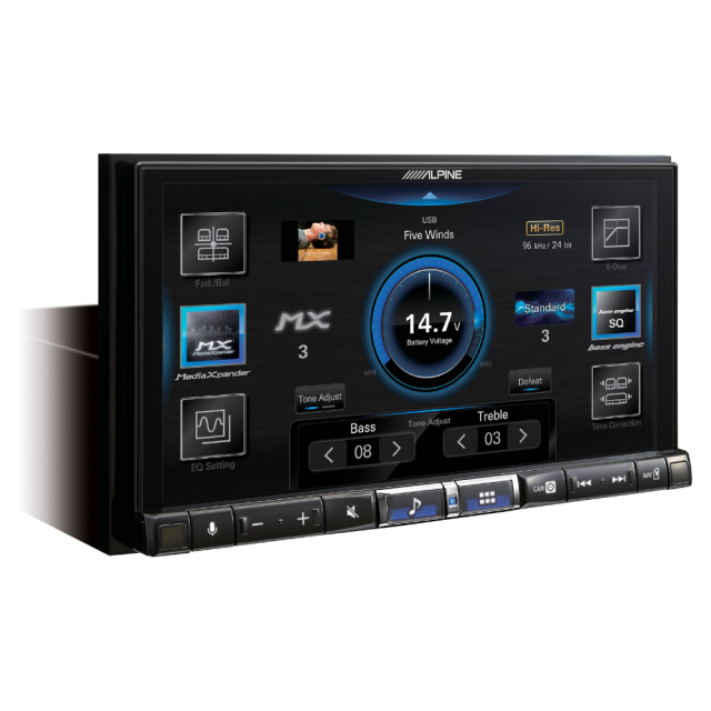 ALPINE ILX-507 MULTIMEDIA RECEIVER - 7" main image
